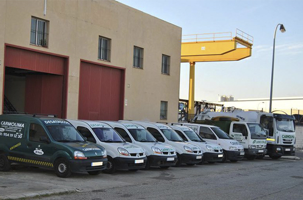 Furgonetas para destascos